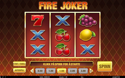 The Fire Joker Slot Game at the Grand Ivy Indian Online Casino