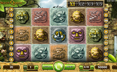 The Gonzo's Quest Slot Game at the Fun88 Indian Online Casino