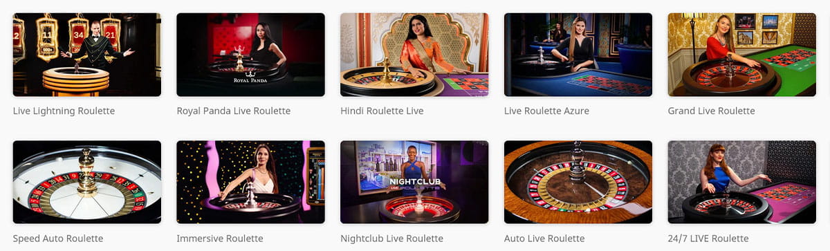 The Royal Panda Roulette, Blackjack & Other Table Games