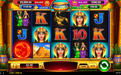 The Sun of Ra Slot Game at the Kodabet Indian Online Casino