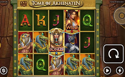 The Tomb of Akhenaten Slot Game at the LuckyDays Indian Online Casino